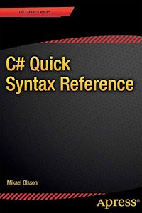 Télécharger le livre :  C# Quick Syntax Reference