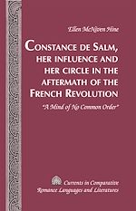 Télécharger le livre :  Constance de Salm, Her Influence and Her Circle in the Aftermath of the French Revolution