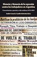 Télécharger le livre :  Historia y Memoria de la represión contra los trabajadores en Argentina