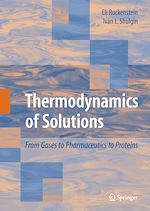 Télécharger le livre :  Thermodynamics of Solutions