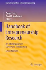 Télécharger le livre :  Handbook of Entrepreneurship Research