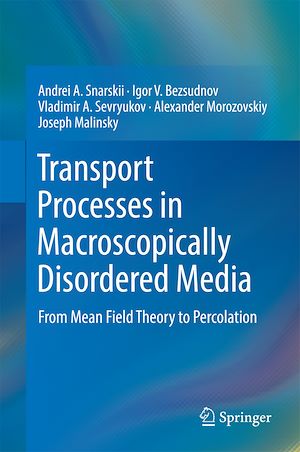 Téléchargez le livre :  Transport Processes in Macroscopically Disordered Media