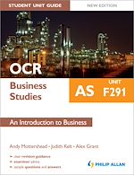 Télécharger le livre :  OCR AS Business Studies Student Unit Guide New Edition: Unit F291 An Introduction to Business