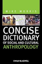 Télécharger le livre :  Concise Dictionary of Social and Cultural Anthropology