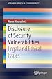 Télécharger le livre :  Disclosure of Security Vulnerabilities