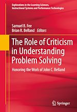 Télécharger le livre :  The Role of Criticism in Understanding Problem Solving