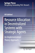 Télécharger le livre :  Resource Allocation in Decentralized Systems with Strategic Agents