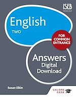 Télécharger le livre :  English for Common Entrance Two Answers