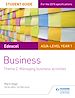 Télécharger le livre :  Edexcel AS/A-level Year 1 Business Student Guide: Theme 2: Managing business activities