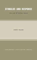 Télécharger le livre :  Stimulus and Response