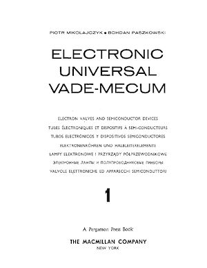 Téléchargez le livre :  Electronic Universal Vade-Mecum