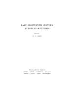 Télécharger le livre :  Late Eighteenth Century European Scientists