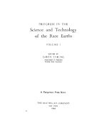 Télécharger le livre :  Progress in the Science and Technology of the Rare Earths