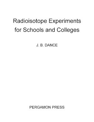Téléchargez le livre :  Radioistope Experiments for Schools and Colleges