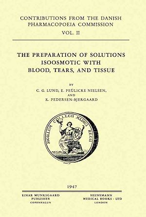 Téléchargez le livre :  The Preparation of Solutions Isoosmotic with Blood, Tears, and Tissue