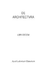 Télécharger le livre :  De architectura