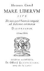 Télécharger le livre :  Mare liberum