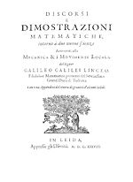 Télécharger le livre :  Discorsi e dimostrazioni matematiche