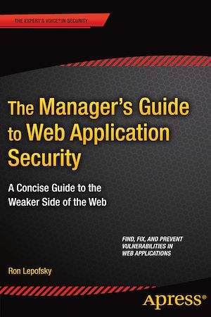 Téléchargez le livre :  The Manager's Guide to Web Application Security