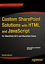 Télécharger le livre :  Custom SharePoint Solutions with HTML and JavaScript