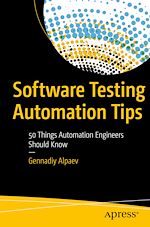 Télécharger le livre :  Software Testing Automation Tips