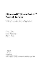 Télécharger le livre :  Microsoft SharePoint Portal Server