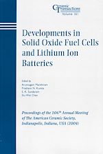 Télécharger le livre :  Developments in Solid Oxide Fuel Cells and Lithium Ion Batteries