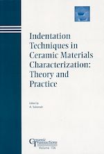 Télécharger le livre :  Indentation Techniques in Ceramic Materials Characterization