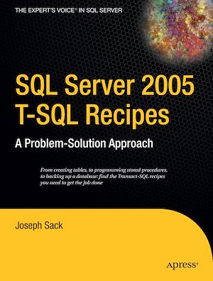 Téléchargez le livre :  SQL Server 2005 T-SQL Recipes