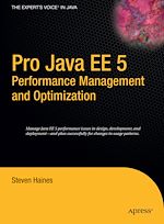 Télécharger le livre :  Pro Java EE 5 Performance Management and Optimization