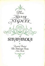 Download this eBook The Merry Nights of Straparola