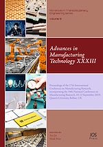 Télécharger le livre :  Advances in Manufacturing Technology XXXIII