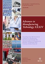 Télécharger le livre :  Advances in Manufacturing Technology XXXIV