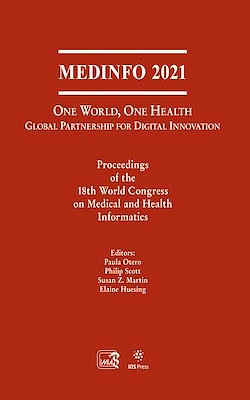 Télécharger le livre :  MEDINFO 2021: One World, One Health — Global Partnership for Digital Innovation