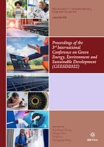 Télécharger le livre :  Proceedings of the 3rd International Conference on Green Energy, Environment and Sustainable Development (GEESD2022)