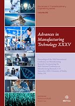 Télécharger le livre :  Advances in Manufacturing Technology XXXV