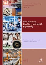 Télécharger le livre :  New Materials, Machinery and Vehicle Engineering