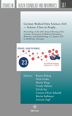 Télécharger le livre :  German Medical Data Sciences 2023 — Science. Close to People.