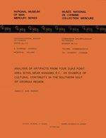 Download this eBook Analysis of Artifacts from Four Duke Point Area Sites, Near Nanaimo, B.C.