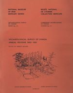 Download this eBook Archaeological Survey of Canada Annual Review 1980-1981 / Commission archéologique du Canada, rapports annuels 1980-1981