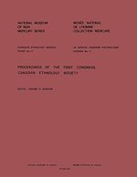 Download this eBook Proceedings of the first congress, Canadian Ethnology Society