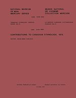 Download this eBook Contributions to Canadian ethnology, 1975