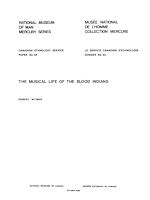 Download this eBook Musical life of the Blood Indians