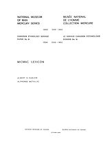 Download this eBook Micmac lexicon