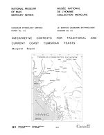Download this eBook Interpretive contexts for traditional and current coast Tsimshian feasts