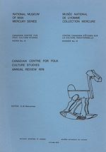 Download this eBook Canadian Centre for Folk Culture Studies annual review 1974