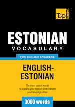 Télécharger le livre :  Estonian vocabulary for English speakers - 3000 words