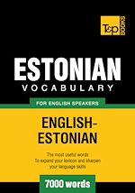 Télécharger le livre :  Estonian vocabulary for English speakers - 7000 words