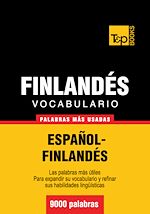 Télécharger le livre :  Vocabulario español-finlandés - 9000 palabras más usadas