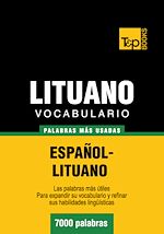 Télécharger le livre :  Vocabulario español-lituano - 7000 palabras más usadas
